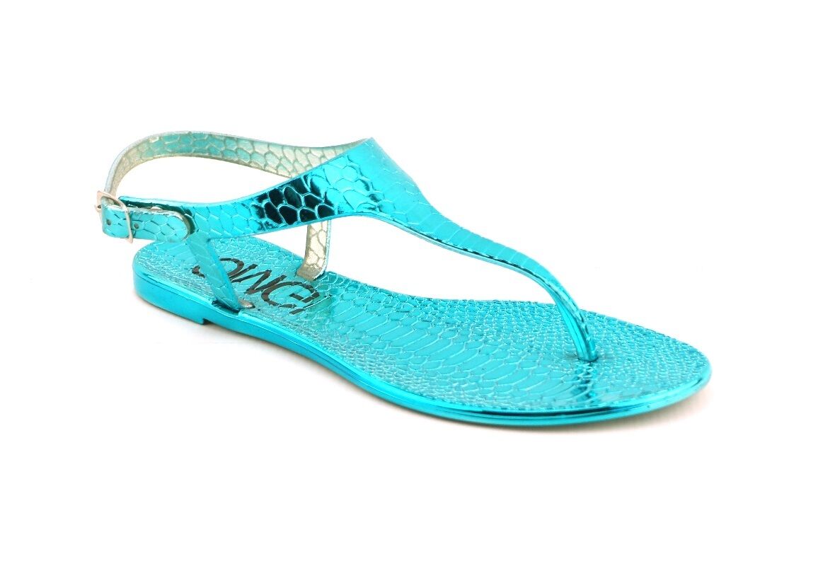 WOMENS LADIES JELLY BEACH SUMMER FLIP FLOPS TOE POST THONG SANDALS SHOES SIZE