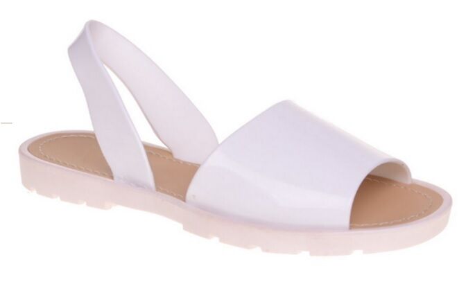 WOMENS LADIES MENORCAN SLING BACK PEEP TOE FLIP FLOP SANDALS SUMMER SHOES SIZE