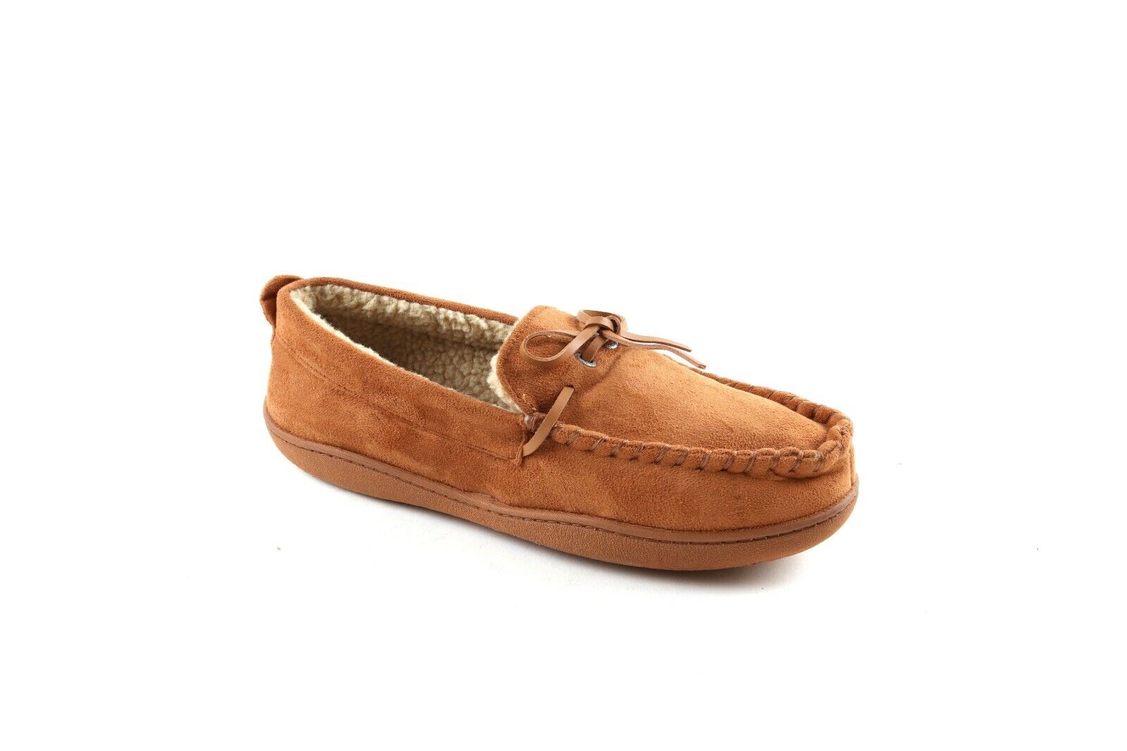 MENS GENTS FAUX SUEDE WINTER MOCCASIN DOCKERS SLIPPERS SIZE UK 7 8 9 10 11 12