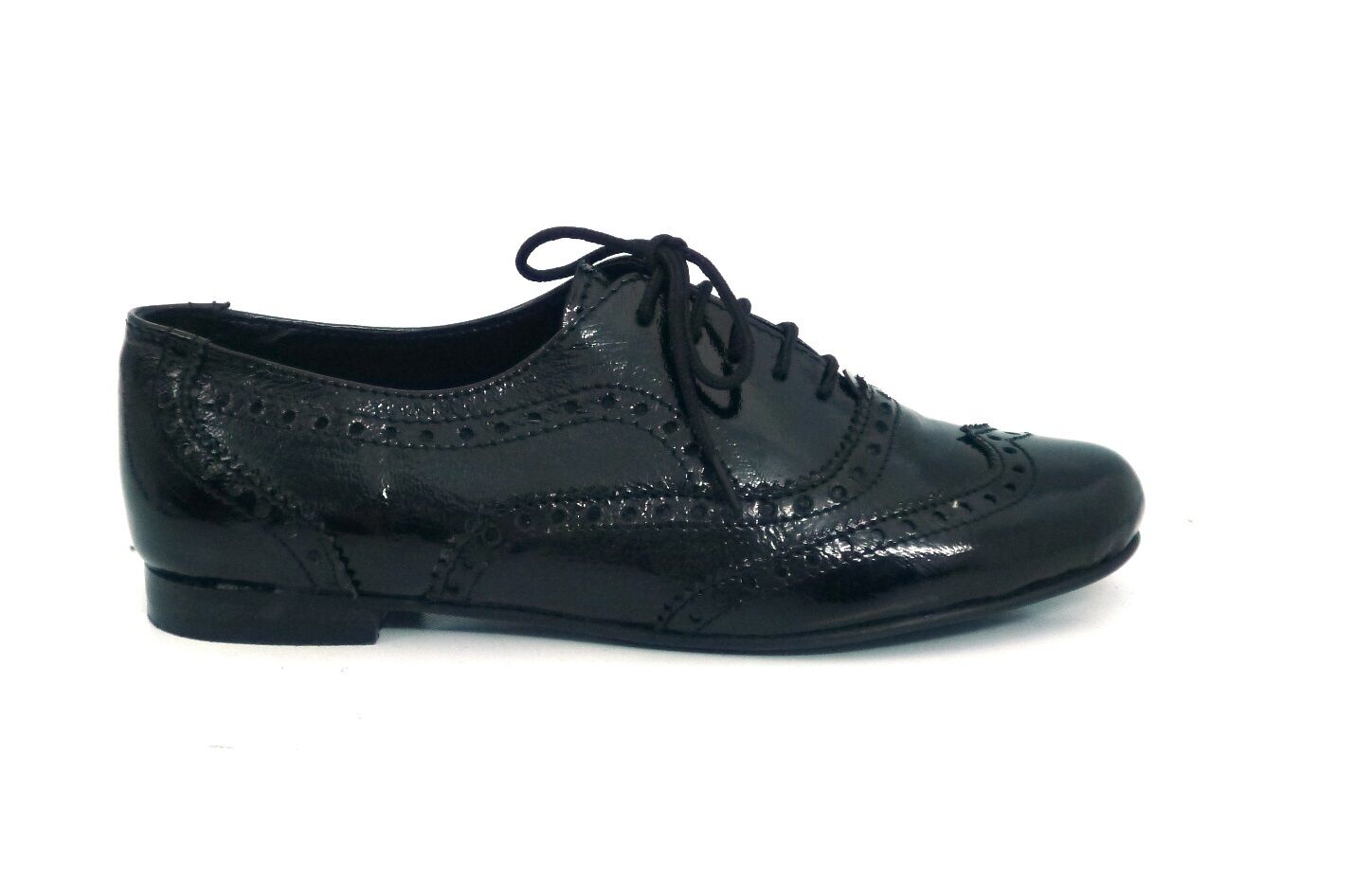 LADIES WOMENS GIRLS SCHOOL BROGUE LACE OXFORD VINTAGE SHOES FLAT PUMPS SIZE