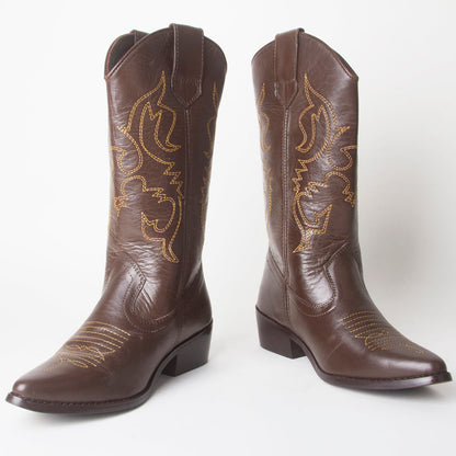 Carrie Western Cowboy Knee High Boots