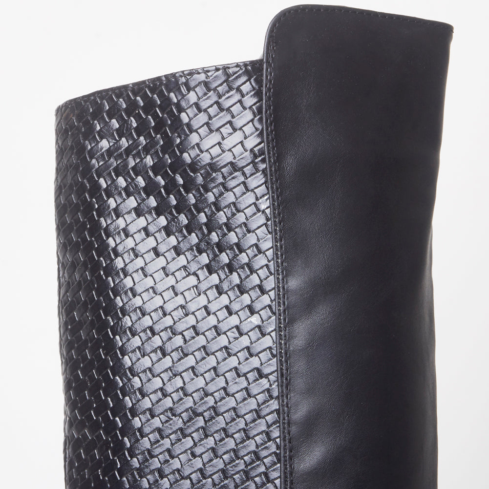 Courtney Knee High Boots With Buckle Detail