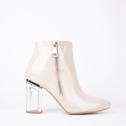 Daisy Perspex Ankle Boots
