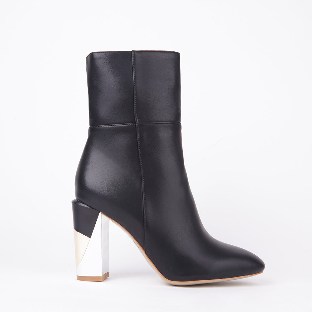 Imogen Mix Metal Ankle Boots