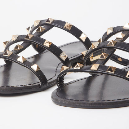 Polly Studded Sandals With Gold Rockstuds