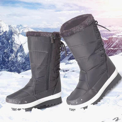 Fleece Lined Luxury Ski Style Winter Calf Boots