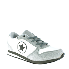 Load image into Gallery viewer, Grey Jersey Star Design Daddy Trainers
