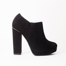 Load image into Gallery viewer, Kirsty Black High Heel Ankle Boot
